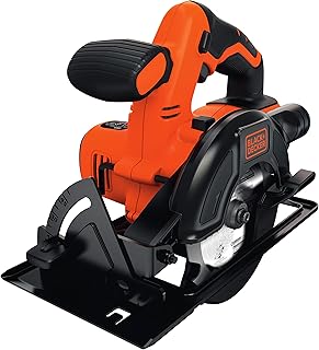 BLACK+DECKER BDCCS18N-XJ Scie circulaire sans Fil - 18 V - 1, 5 Ah - Ø = 140 mm - Profondeur de Coupe: 43 mm - Coupes Biaises à 45° - sans batterie - 1 Lame