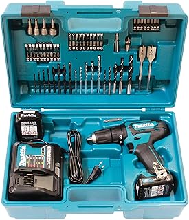 Makita HP333DSAX1 Perceuse-visseuse à percussion sans fil 12 V max. 2 Ah - 2 batteries + chargeur dans coffret de transport