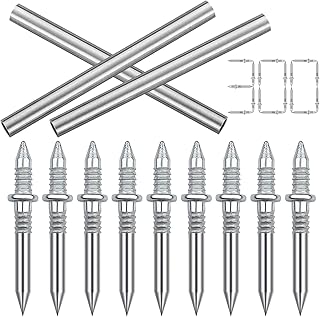 300 Pièces Vis de Sécurité, Invisibles Sans Soudure à Double Tête, Clou, Clous Tapissier, Vis et Fixations, Livré avec 3 Outils à Douilles Spéciaux pour Décoration, Intérieure de la Maison