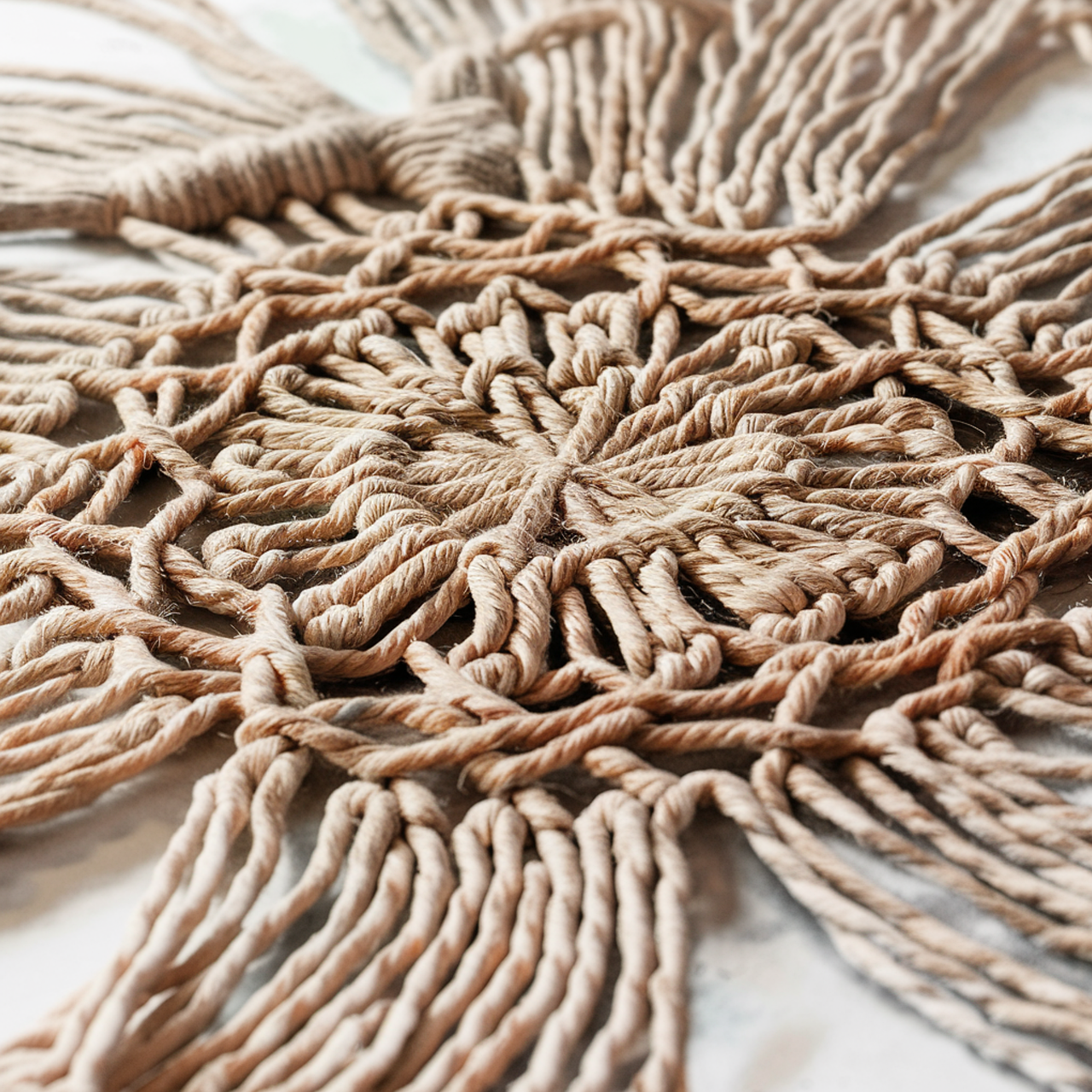 DIY macramé : créer une suspension murale pour plantes
