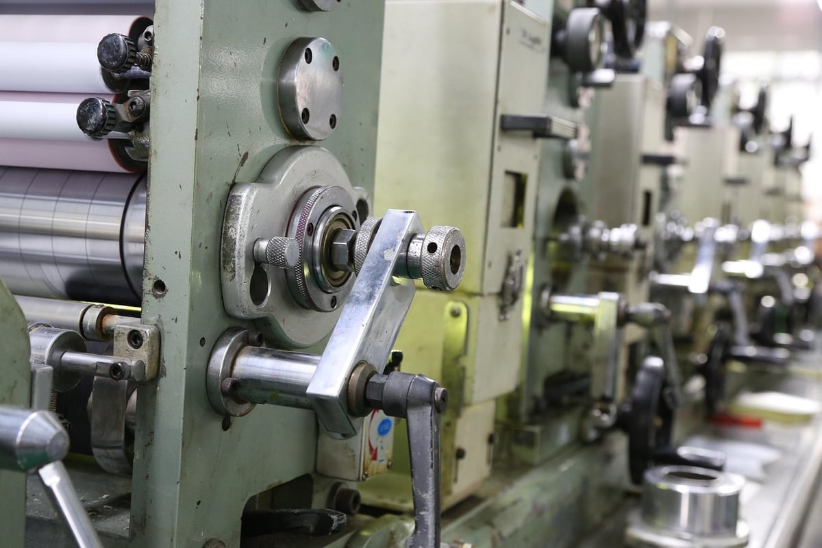 l'impression offset macine